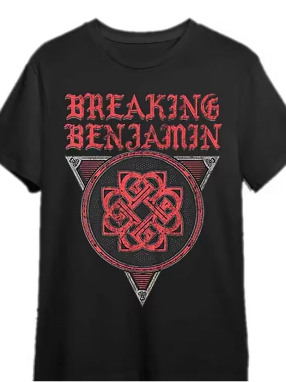 Breaking Benjamin Black Graphic Logo T-Shirt